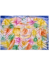 Klee Theater Mountain Construction - Art Print